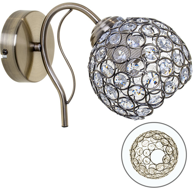 APLIQUE BALBINA 1XE27