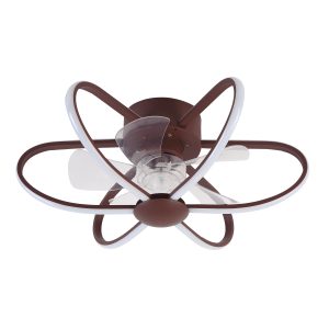 VENTILADOR AC JURA, 5 ASPAS, LUZ LED