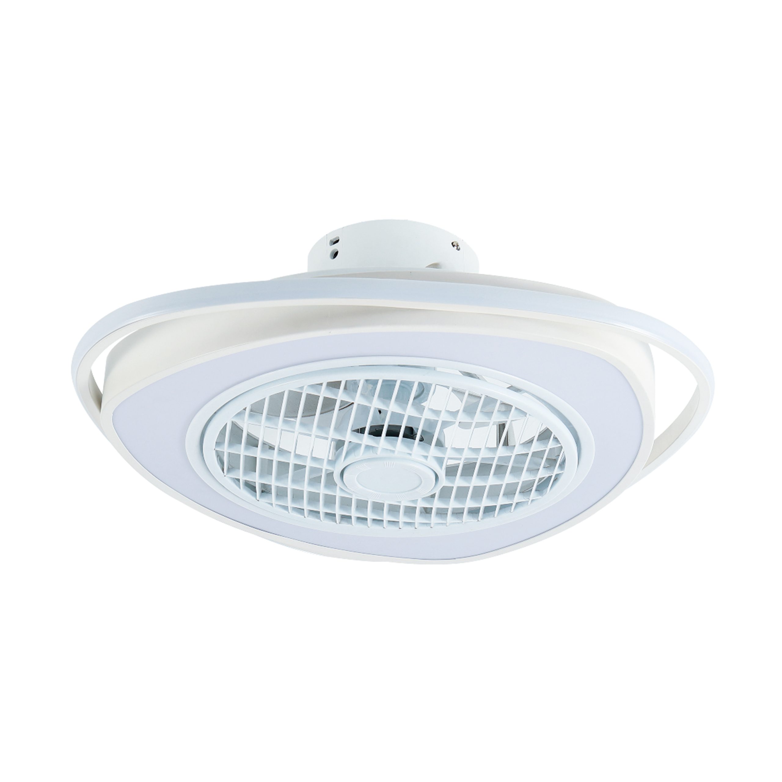 VENTILADOR AC GENEVA, 5 ASPAS, LUZ LED