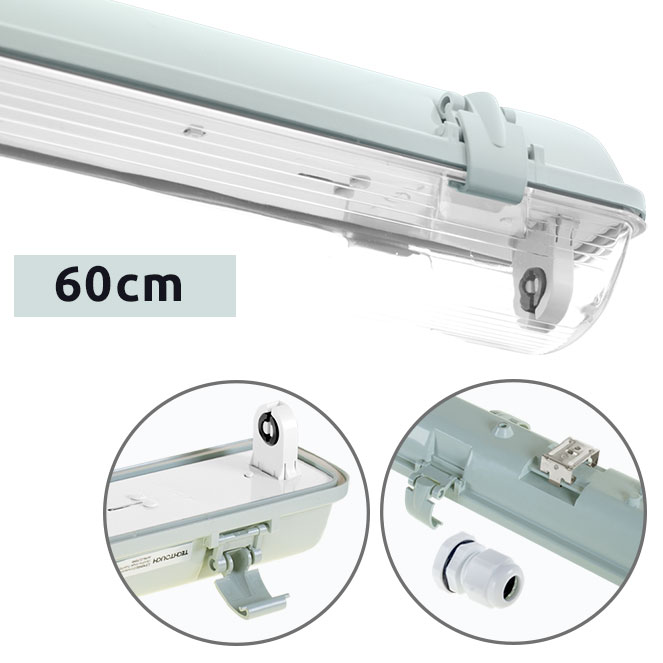 ARMADURA ESTANCA LINESTA IP65 1XG13 T8 LED