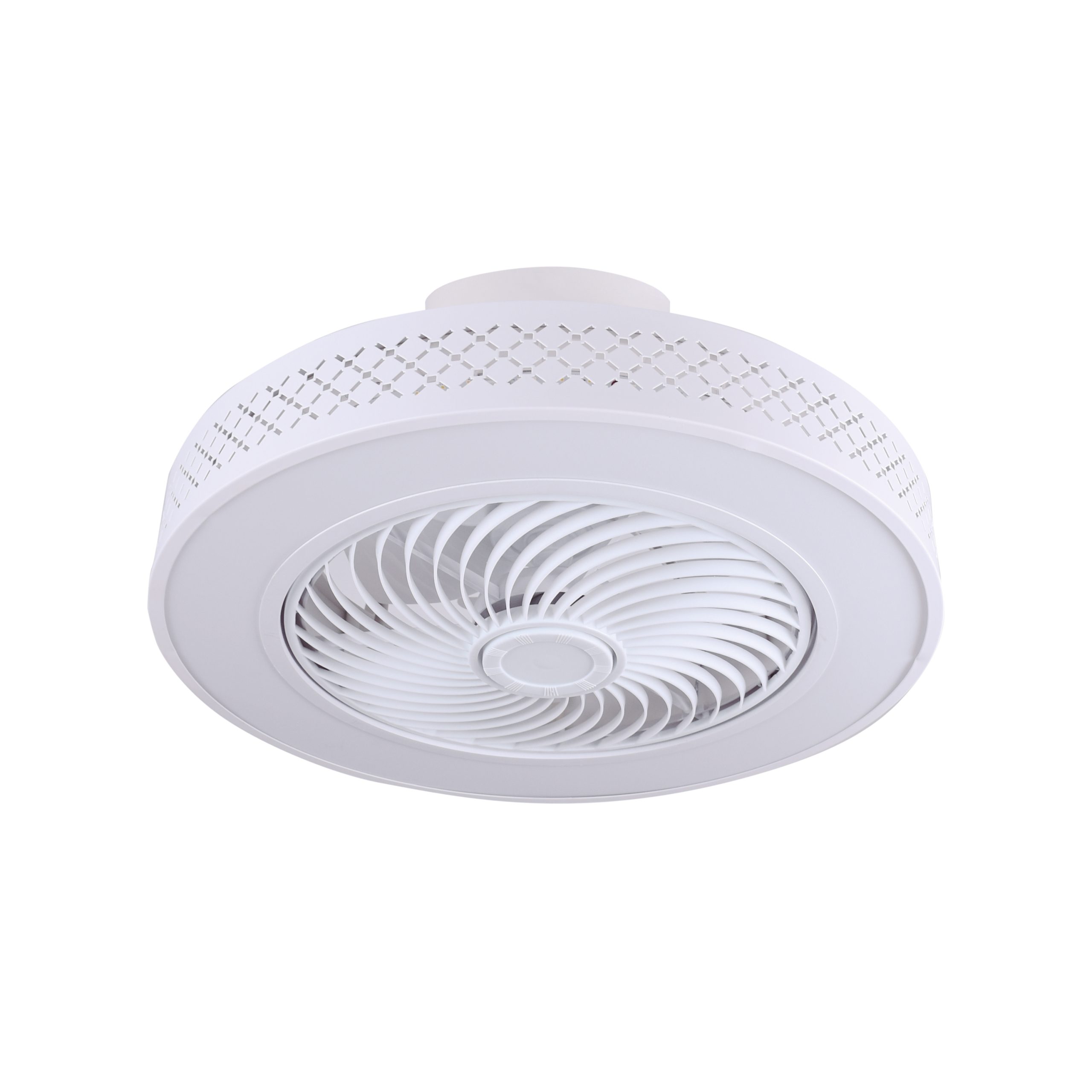 VENTILADOR DC KABUL, 5 ASPAS, 72W, CON LUZ LED