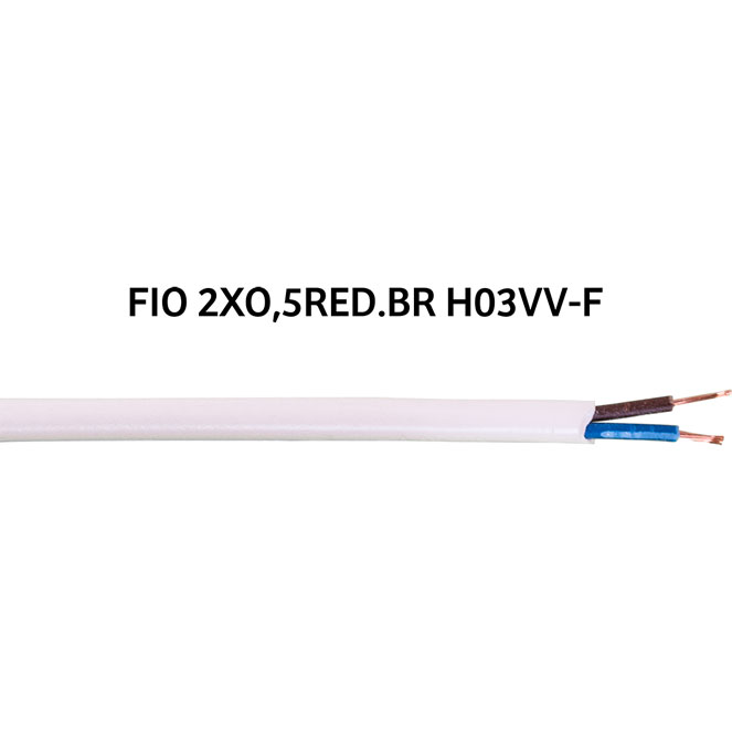 CABLE REDONDO H03VV-F (FVV) 2X0,5MM2