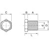 TUBO PASACABLES CON CABEZA HEXAGONAL Y ROSCA M10X1 DE 10 MM, EN RESINA TERMOPLÁSTICA - Imagen 2