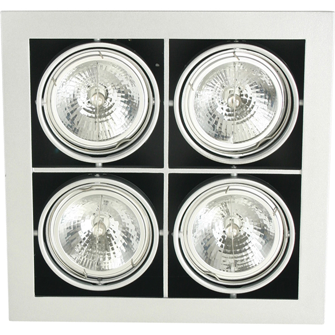 DOWNLIGHT EMPOTRABLE HEFESTO CUADRADO 4XG53 AR111