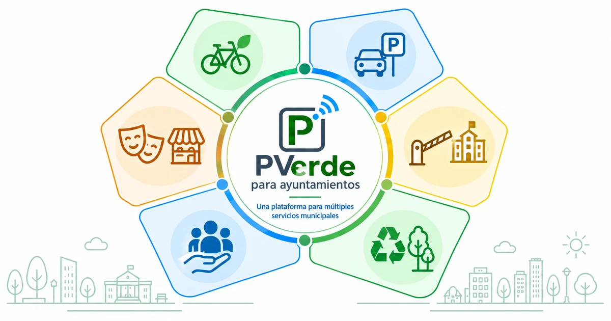 PVerde para ayuntamientos: una plataforma para múltiples servicios municipales.