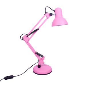 SOBREMESA ANTIGONA ARTICULADO 1XE27 L.15XAL.REG.CM ROSA MATE