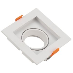 ARO PARA DOWNLIGHT EMPOTRABLE HECATE CUADRADO 1XGU10/GU5.3 (MR16)