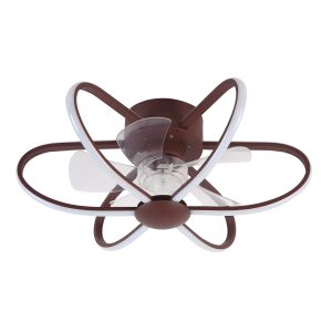 VENTILADOR AC JURA, 5 ASPAS, LUZ LED