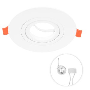 ARO PARA DOWNLIGHT EMPOTRABLE INTECA REDONDO ROTATIVO