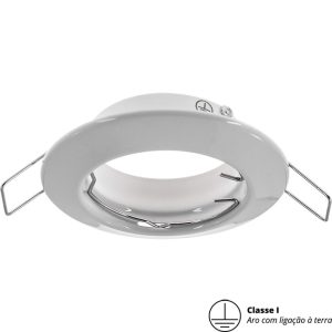 ARO PARA DOWNLIGHT EMPOTRABLE INTECA REDONDO FIJO CON TIERRA