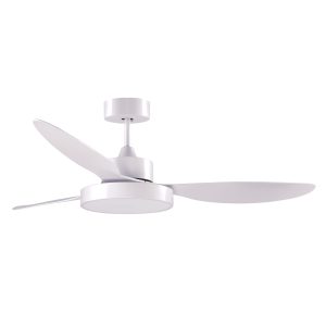 VENTILADOR DC TULUM, 3 ASPAS, 25W, TRES TONOS DE LUZ LED