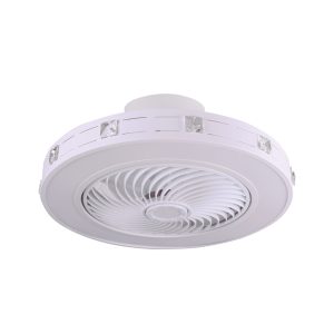 VENTILADOR DC KAIROS, 5 ASPAS, 72W, CON LUZ LED