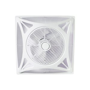 VENTILADOR EMPOTRABLE AC, 3 ASPAS, LUZ LED