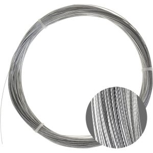 CABLE DE ACERO DE 7 HILOS DE 0,6 MM (ROLLO DE