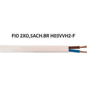 CABLE PLANO H03VVH2-F (FVVD) 2X0,5MM2