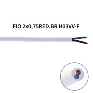 CABLE REDONDO H03VV-F (FVV) 2X0,75MM2