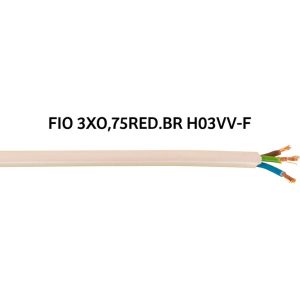 CABLE REDONDO H03VV-F (FVV) 3X0,75MM2