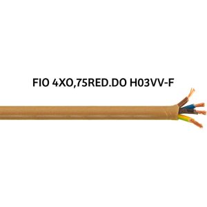 CABLE REDONDO H03VV-F (FVV) 4X0,75MM2