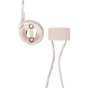 PORTALÁMPARAS DE PORCELANA GU10 Y CABLE