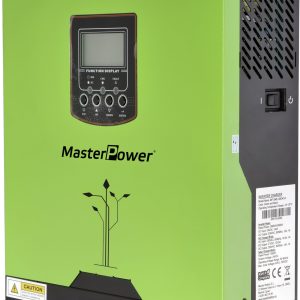 Inversor-Cargador MasterPower 24V/3000W, Regulador MPPT 40Ah (30-80VDC) PV MAX 1000W