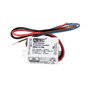 TRANSFORMADOR DE CORRIENTE CONSTANTE AC/DC 700MA (DRIVER) 4W IP20, EN PLASTICO