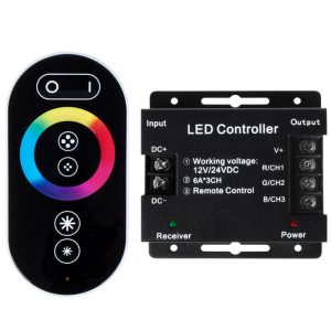 CONTROLADOR RGB 6AX3CH 12/24V