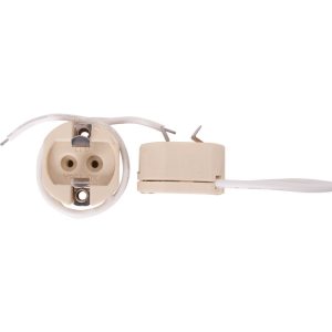 PORTALÁMPARAS DE PORCELANA GU12 Y CABLE