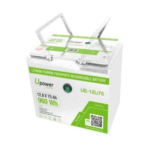 Batería de Litio monobloque de 12.8 V – 75 Ah – 4S4P – 260*172*210 mm