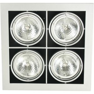 DOWNLIGHT EMPOTRABLE HEFESTO CUADRADO 4XG53 AR111